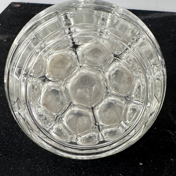 Vintage Reims 19 hole glass 4" flower frog made  in France - Picture 4 of 4